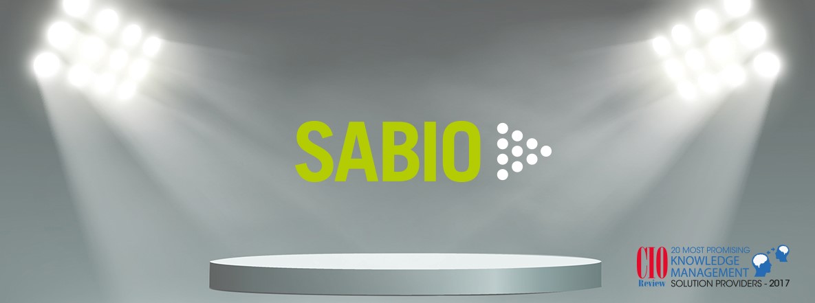 SABIO honored as a promising Knowledge Management Solution Provider